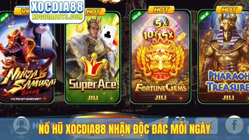 Nổ hũ Xocdia88 nhận độc đắc mỗi ngày